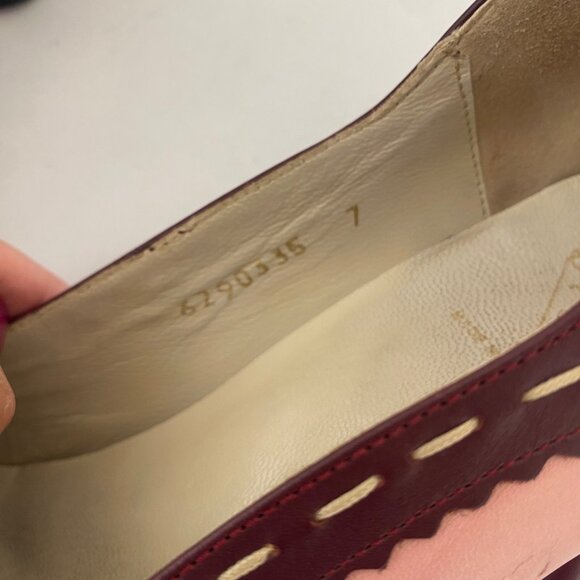 John Fluevog Kristin Heels Shoes Wingtip Brogue - Picture 9 of 10